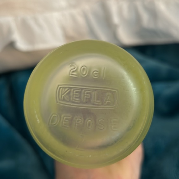 Vintage 20cl Kefla Depose Frosted Glass Bottle - Picture 6 of 8